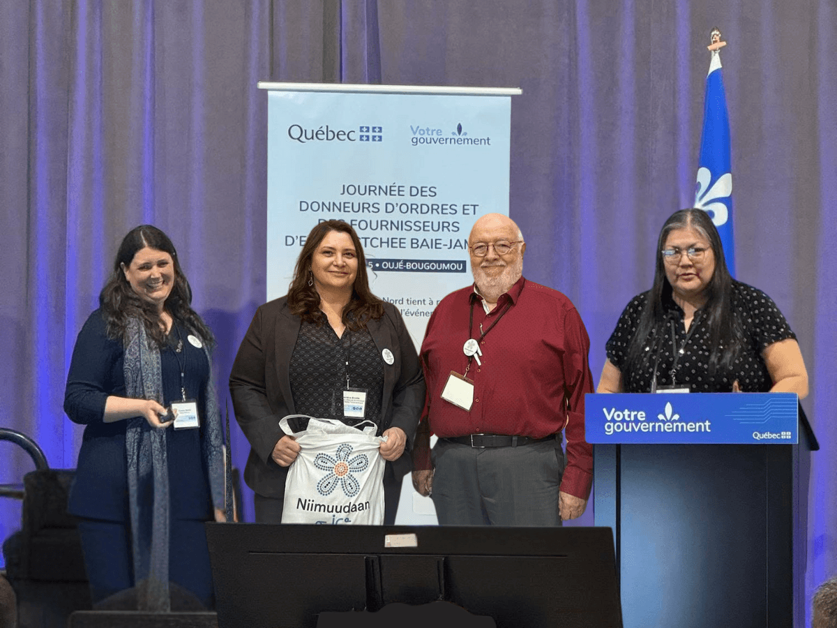Florence Belvisi, Geneviève Binette, Roger Gauthier et Charlotte Ottereyes Ratt