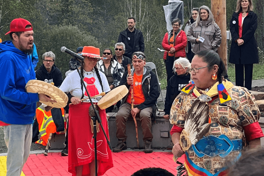 Traditional ceremony for Truth and reconciliation Day